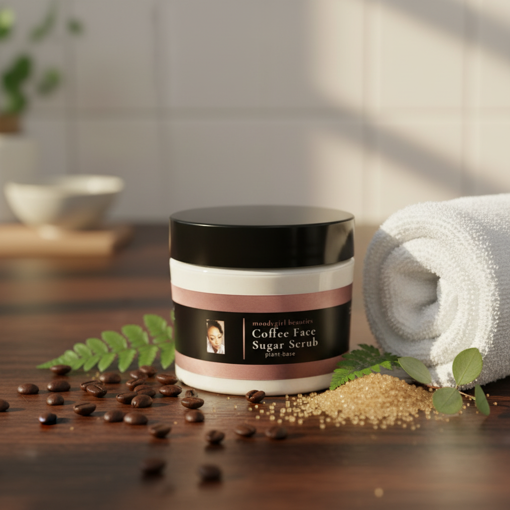 coffee facial sugar scrub (vegan)